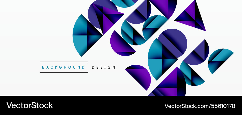Abstract geometric pattern with intersecting vector image