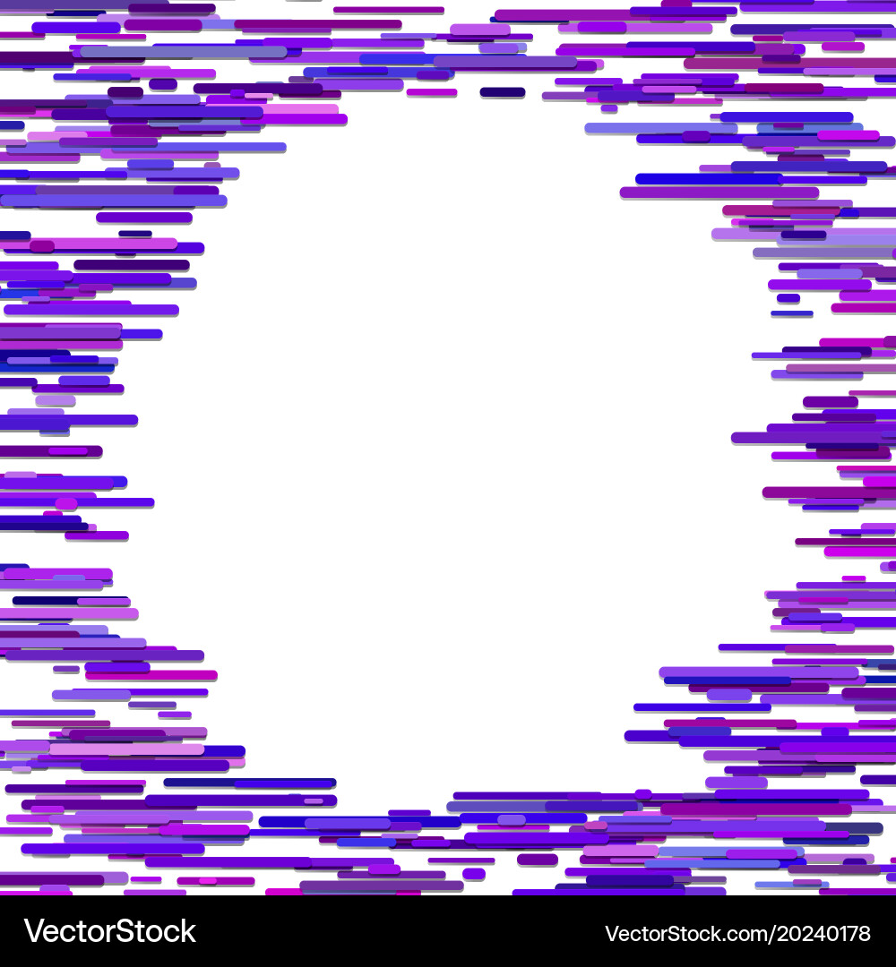 Blank irregular horizontal stripe background vector image