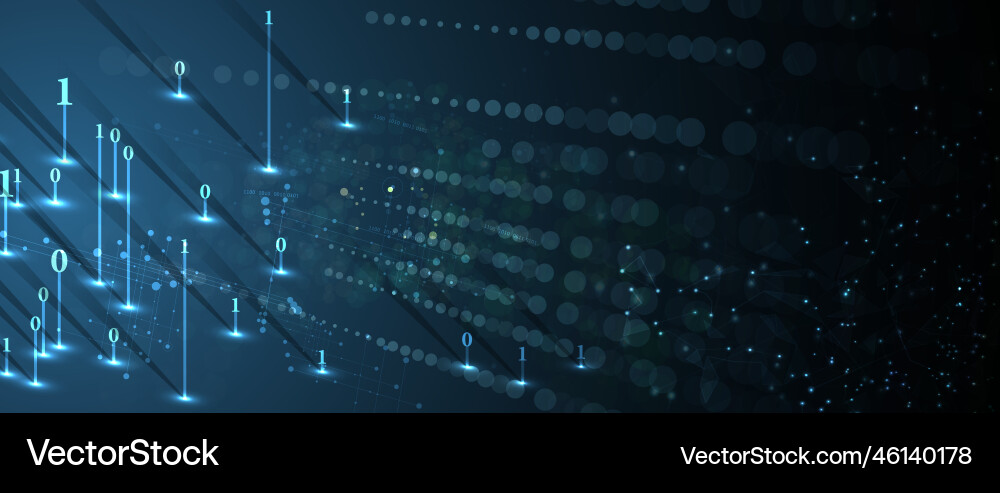 Technology data background idea of global Technology data background idea of global vector image
