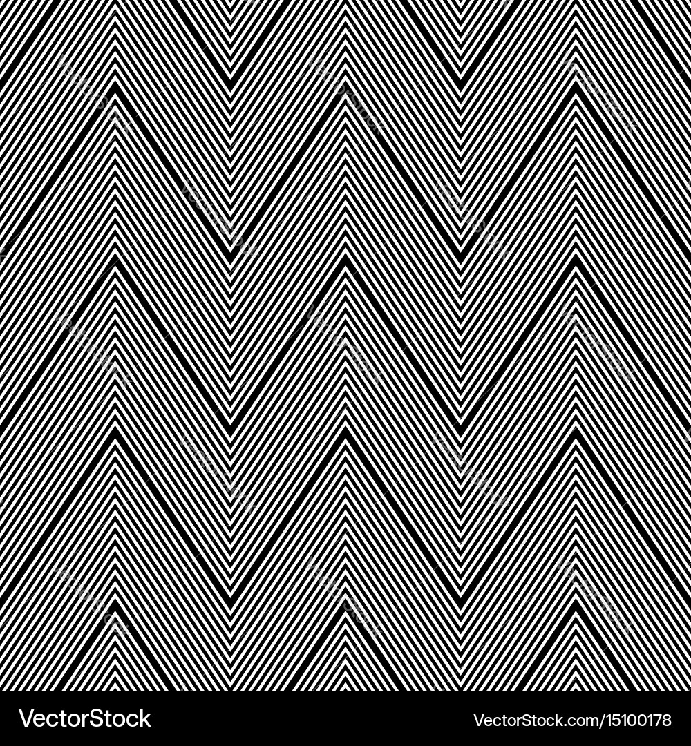 Zigzag Stripe Pattern vector image