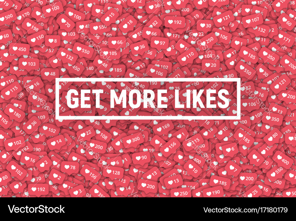 3d like counter icons abstract background vector image