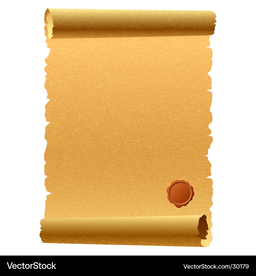 Ancient Scroll vector image