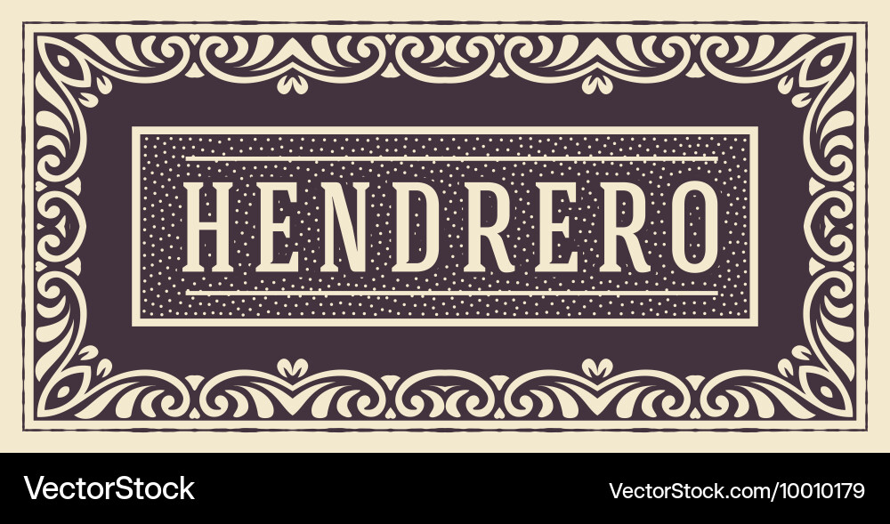 Retro card elements by layers vector image