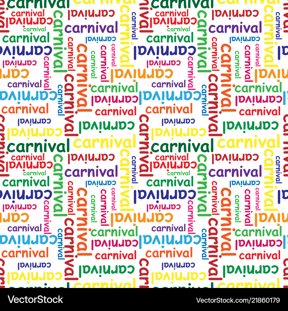 Seamless repeating pattern with colored carnival Vector Image