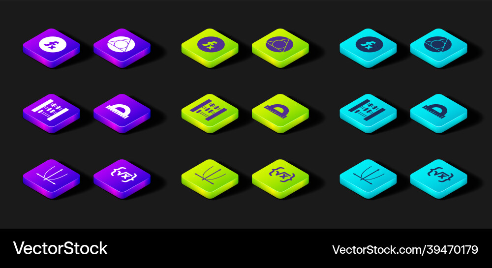 Set graph schedule chart diagram square root Set graph schedule chart diagram square root vector image
