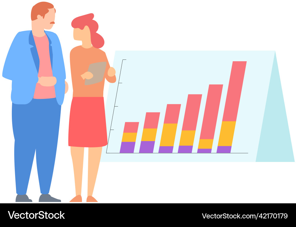 Team thinking and brainstorming analytics Team thinking and brainstorming analytics vector image