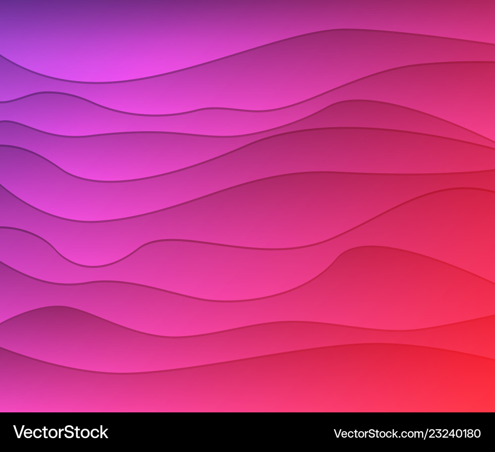 Abstract background with waves vector image