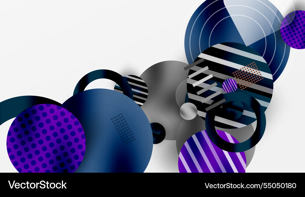 Abstract circle design with overlapping Abstract circle design with overlapping vector image