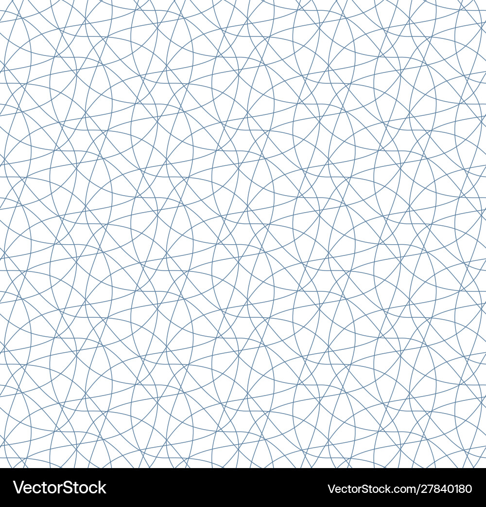 Blue Curl Pattern - Seamless Texture vector image