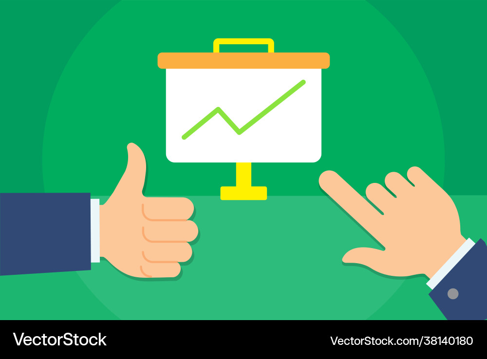 Business oder Finanz Kategorie flach minimal Stil Business oder Finanz Kategorie flach minimal Stil vektorbild