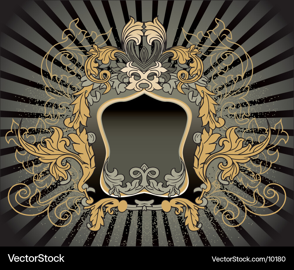 Grunge shield Royalty Free Vector Image - VectorStock