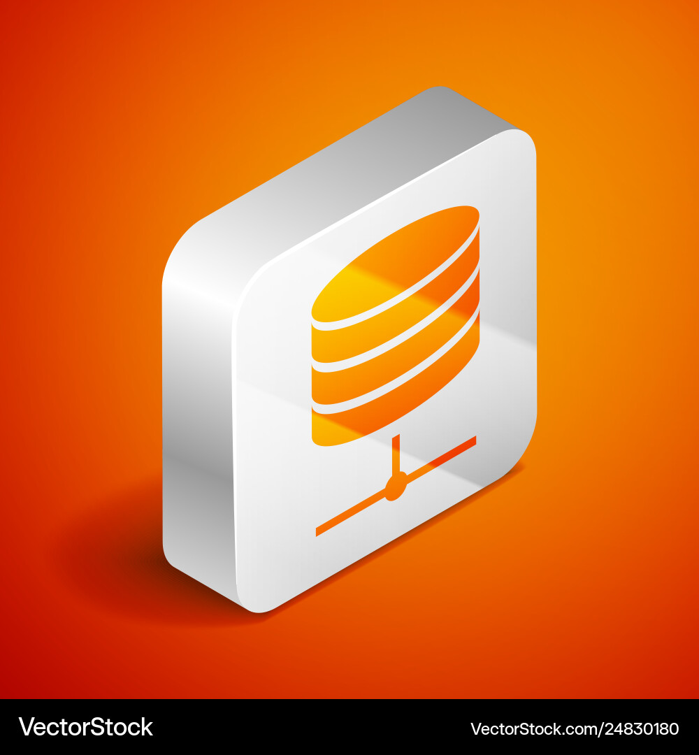 Isometric server data web hosting icon isolated Isometric server data web hosting icon isolated vector image