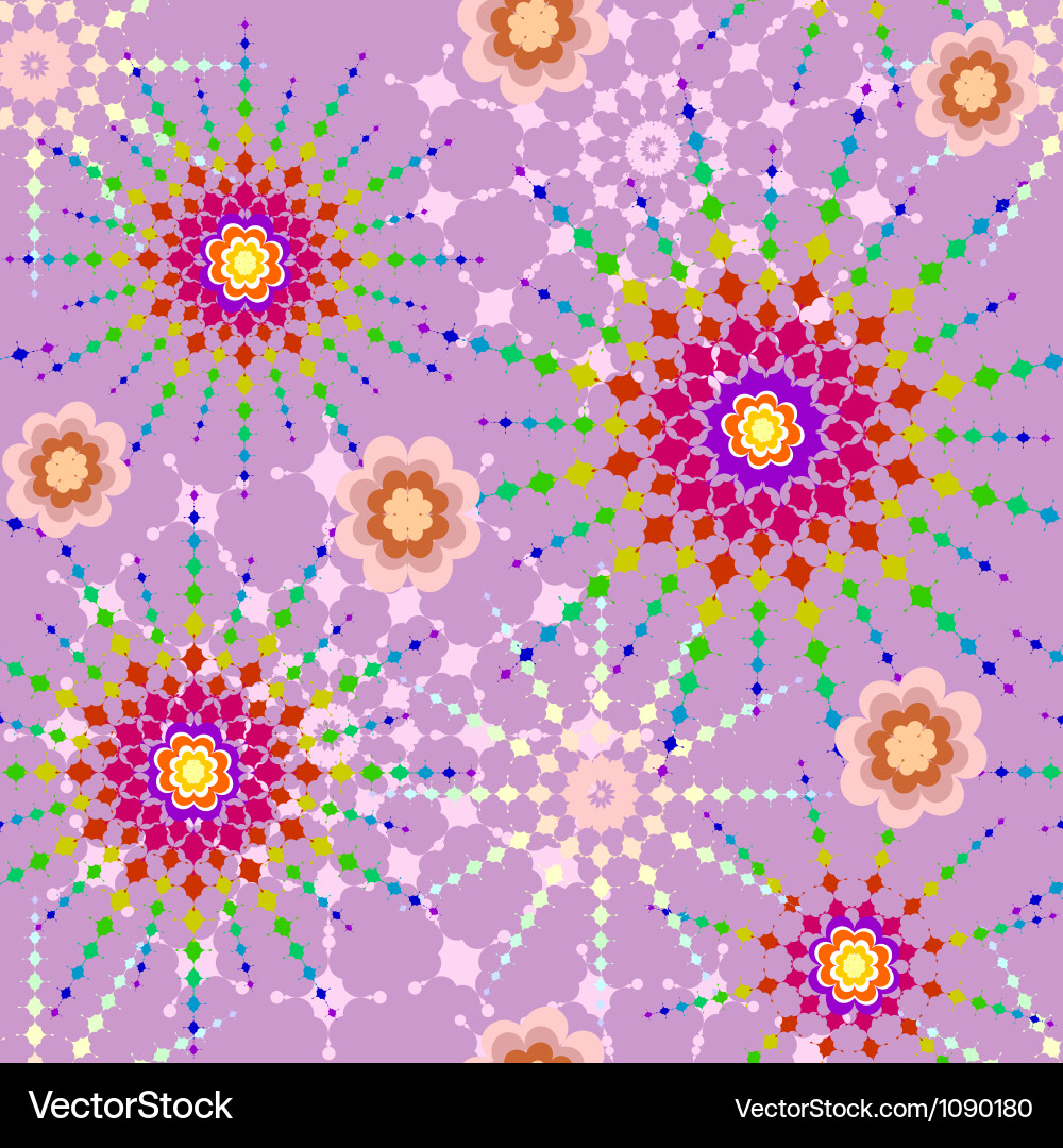 Kaleidoscope Circle Pattern vector image
