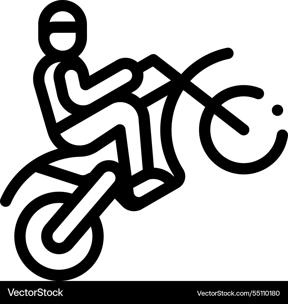 Motor icon thin linear style design isolated Motor icon thin linear style design isolated vector image