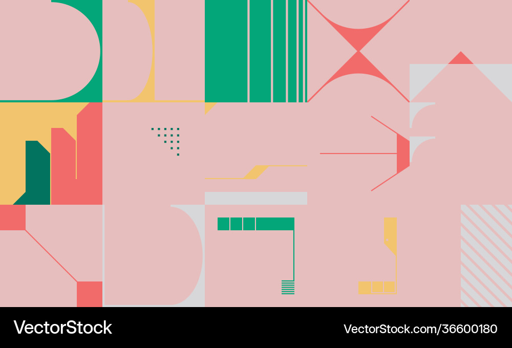 Retro future abstract pattern Vector Image