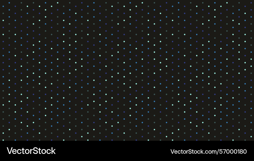 Subtle repeating pattern of tiny dots on a dark Vector Image