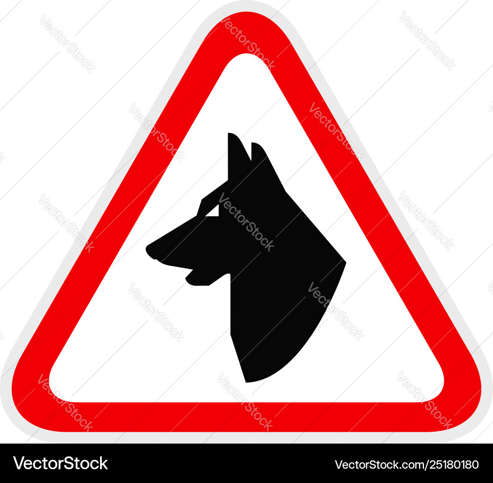 Triangular yellow warning hazard symbol Vector Image