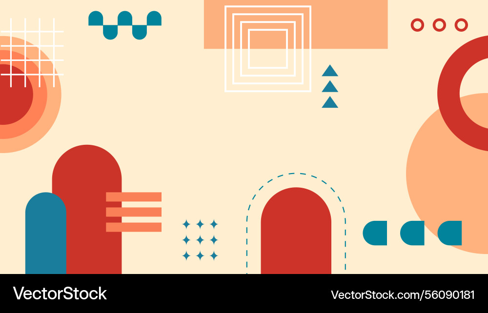 Abstract geometric background with colorful Vector Image