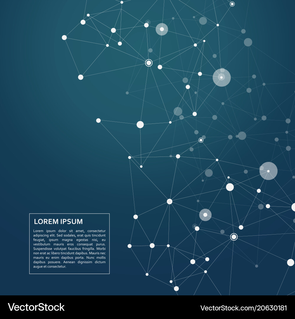 Background with connection polygonal shapes Background with connection polygonal shapes vector image
