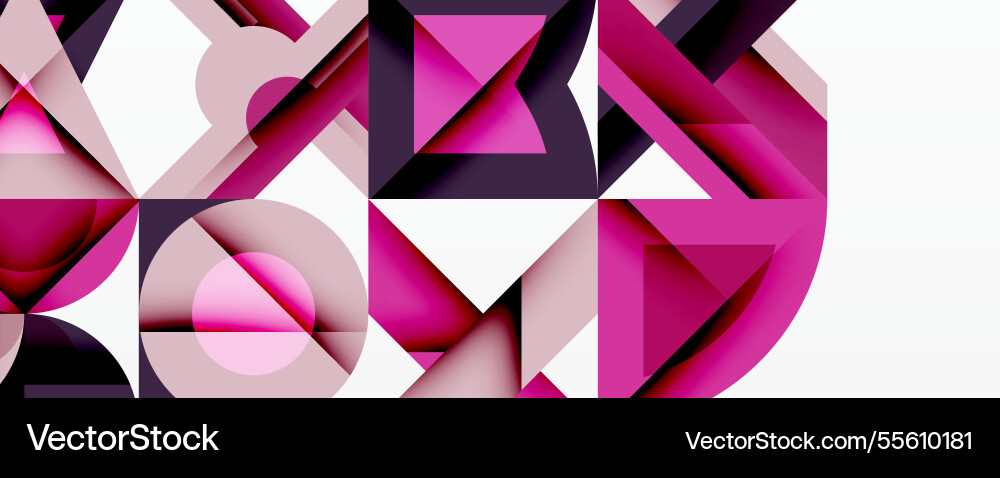 Circles squares lines abstract background Circles squares lines abstract background Vector Image