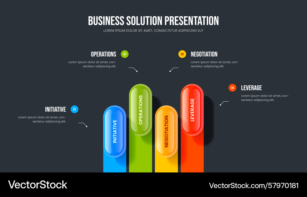 Data Visualization Template Vector Image