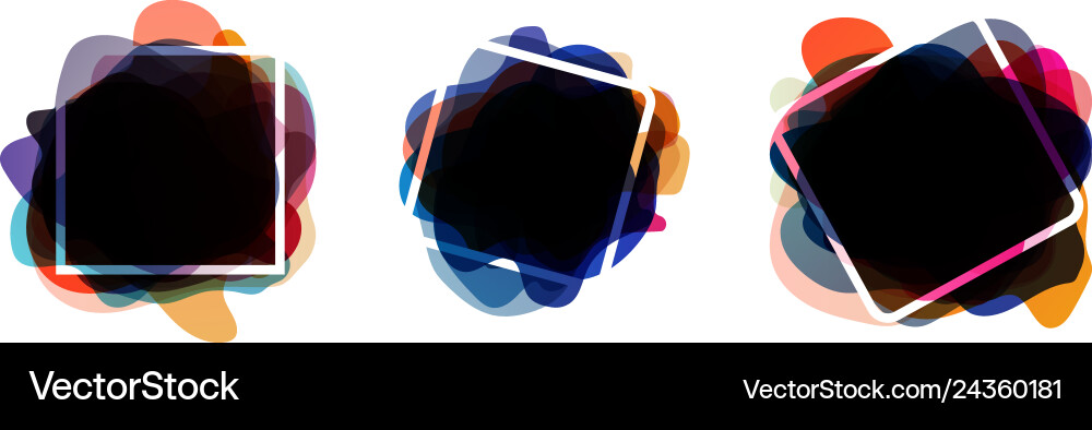 Fluid Abstract Gradient Shapes vector image