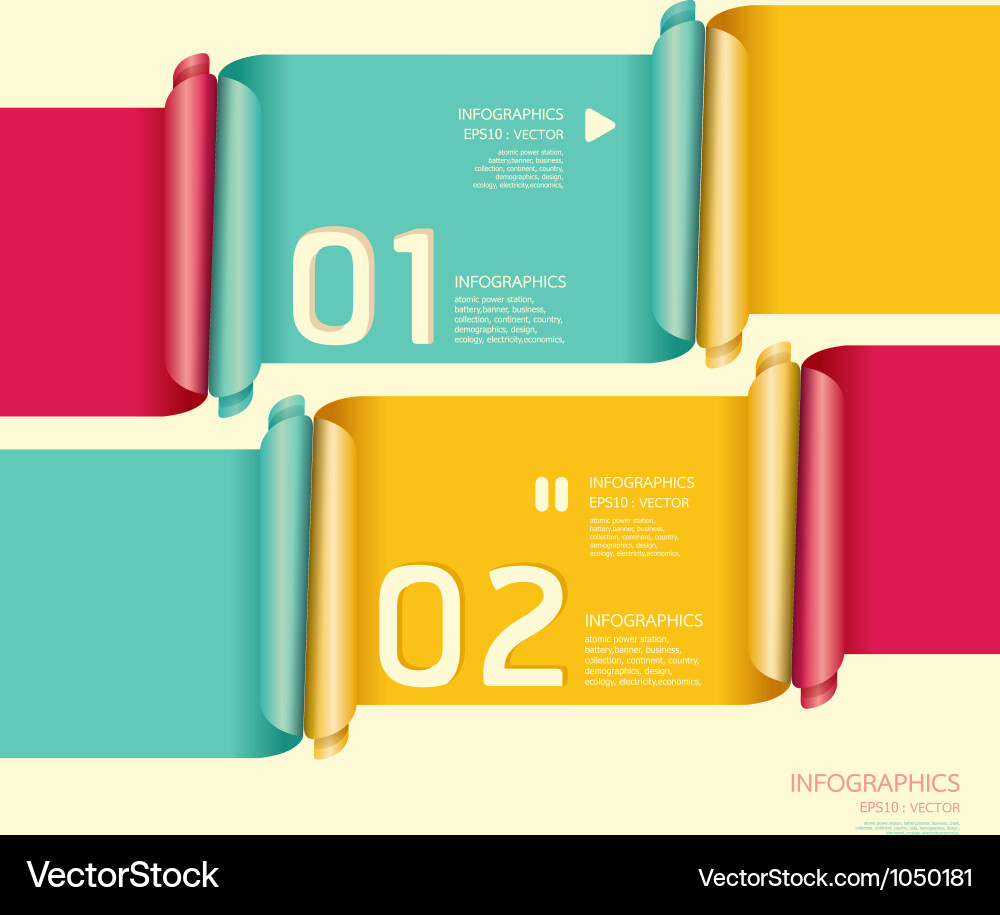 Modern soft color design template vector image