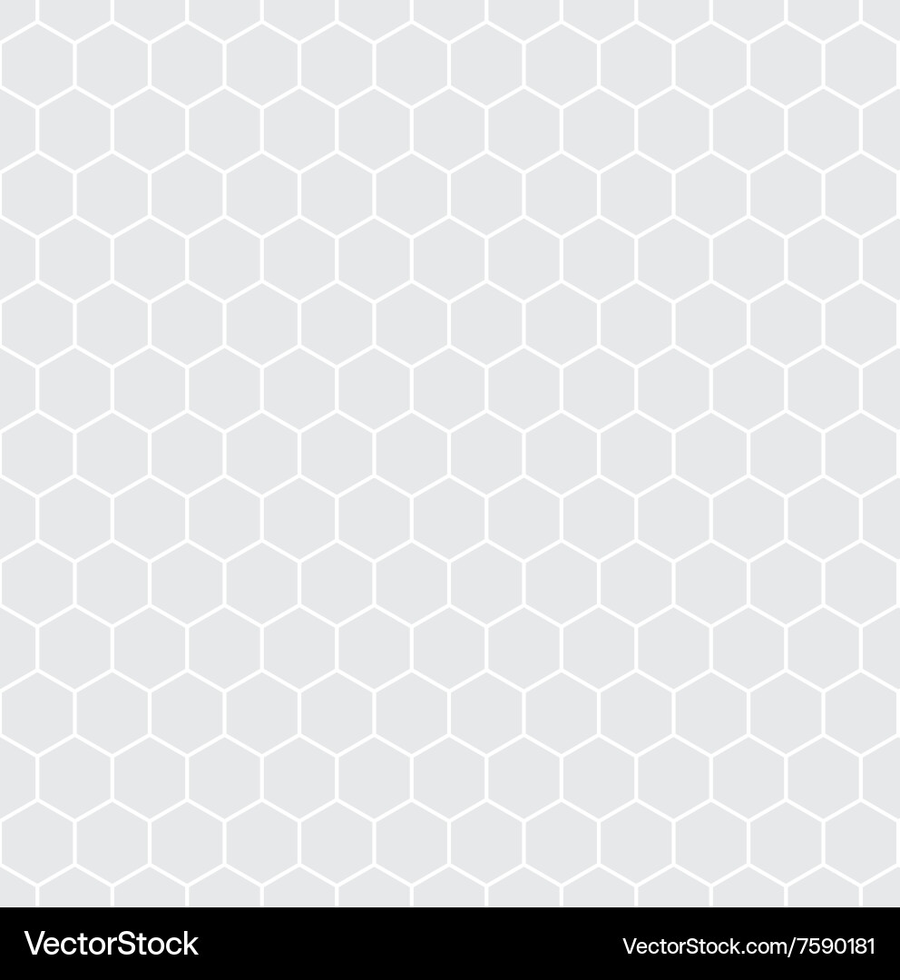 Seamless hexagonal background vector image