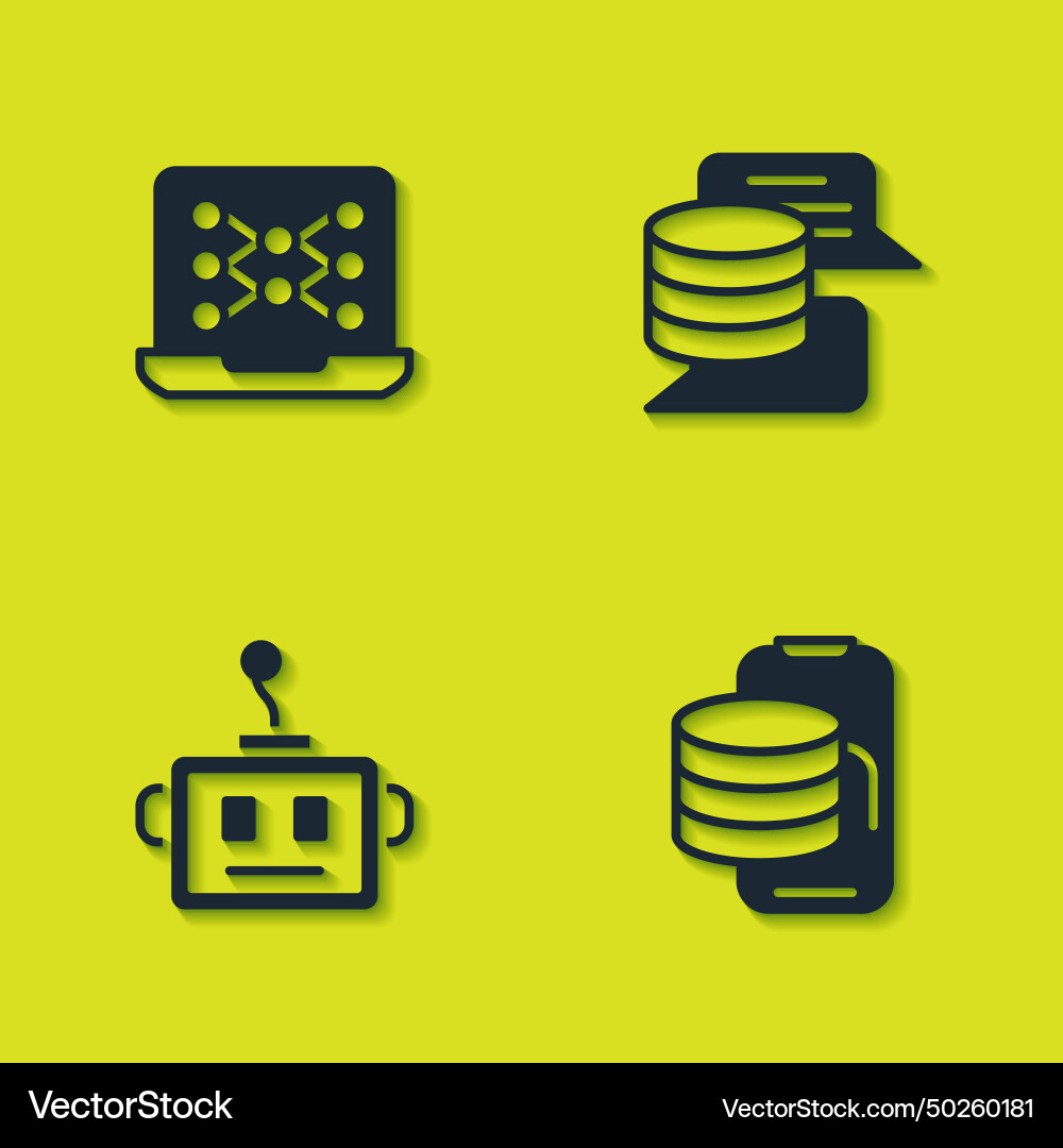 Set neural network cloud technology data transfer Set neural network cloud technology data transfer Vector Image