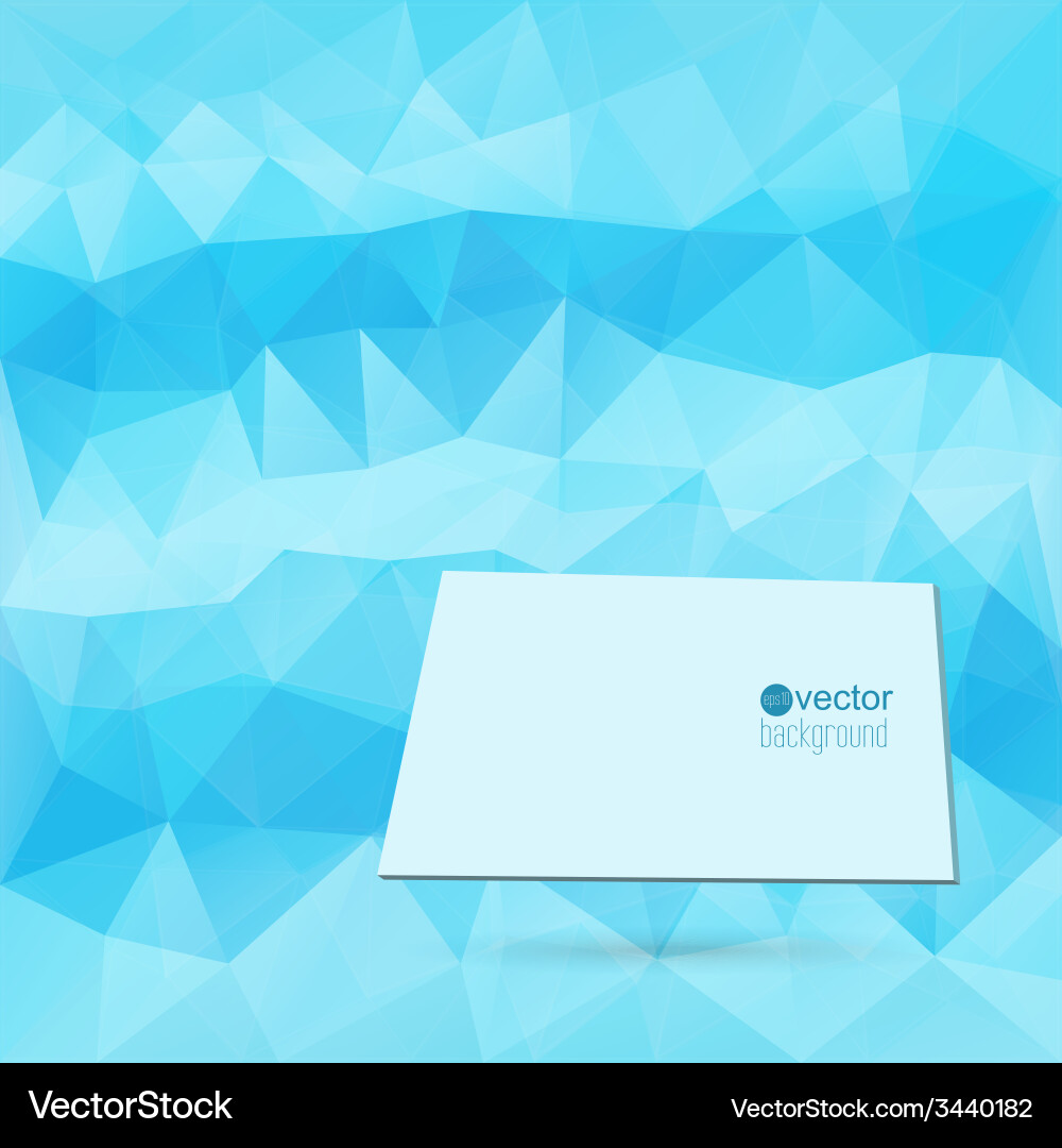 Abstract background with triangles and geometric Vector Image