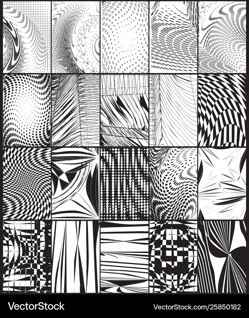Abstract linear background vector image