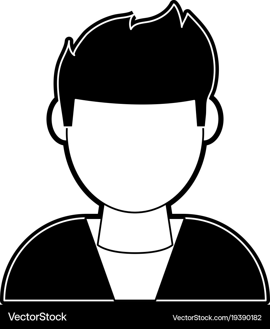 Businessman profile avatar Royalty Free Vector Image