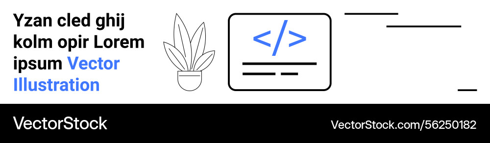 Code development display with programming icon Code development display with programming icon vector image