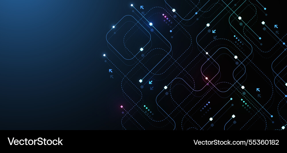 Digital tech motherboard texture design software Digital tech motherboard texture design software vector image