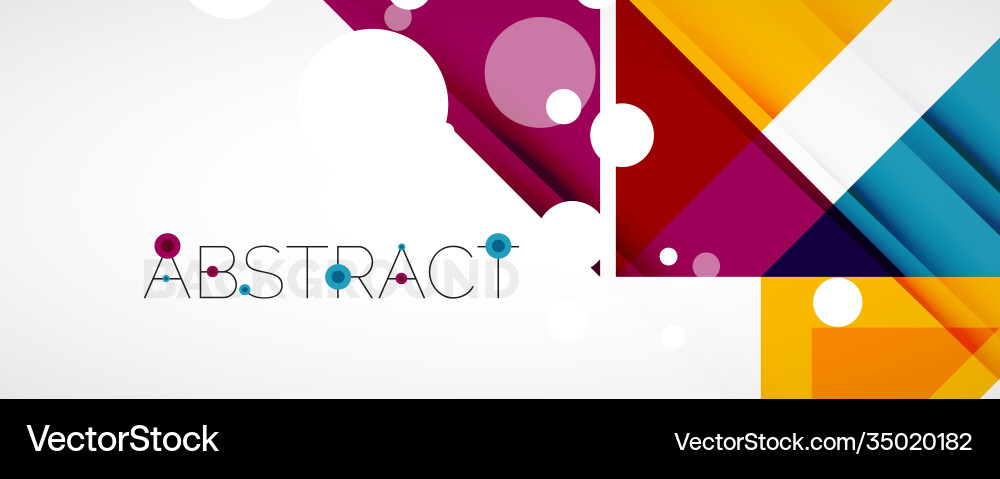 Geometric abstract background techno color Geometric abstract background techno color vector image