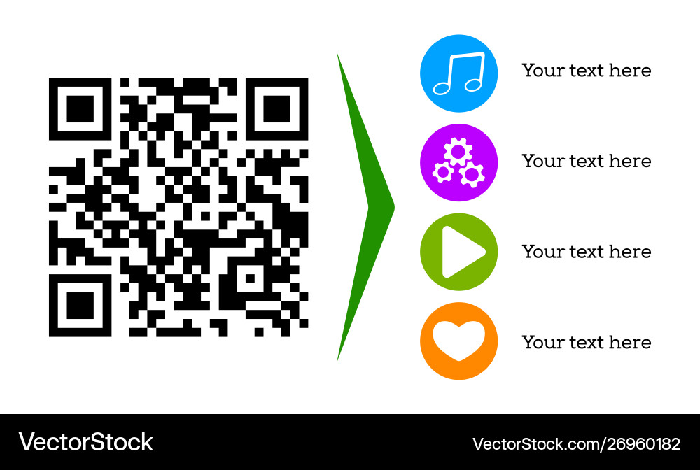 Qr code for mobile app downloading and scanning Qr code for mobile app downloading and scanning vector image