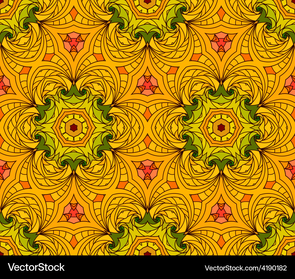 Retro Seamless Pattern vector image