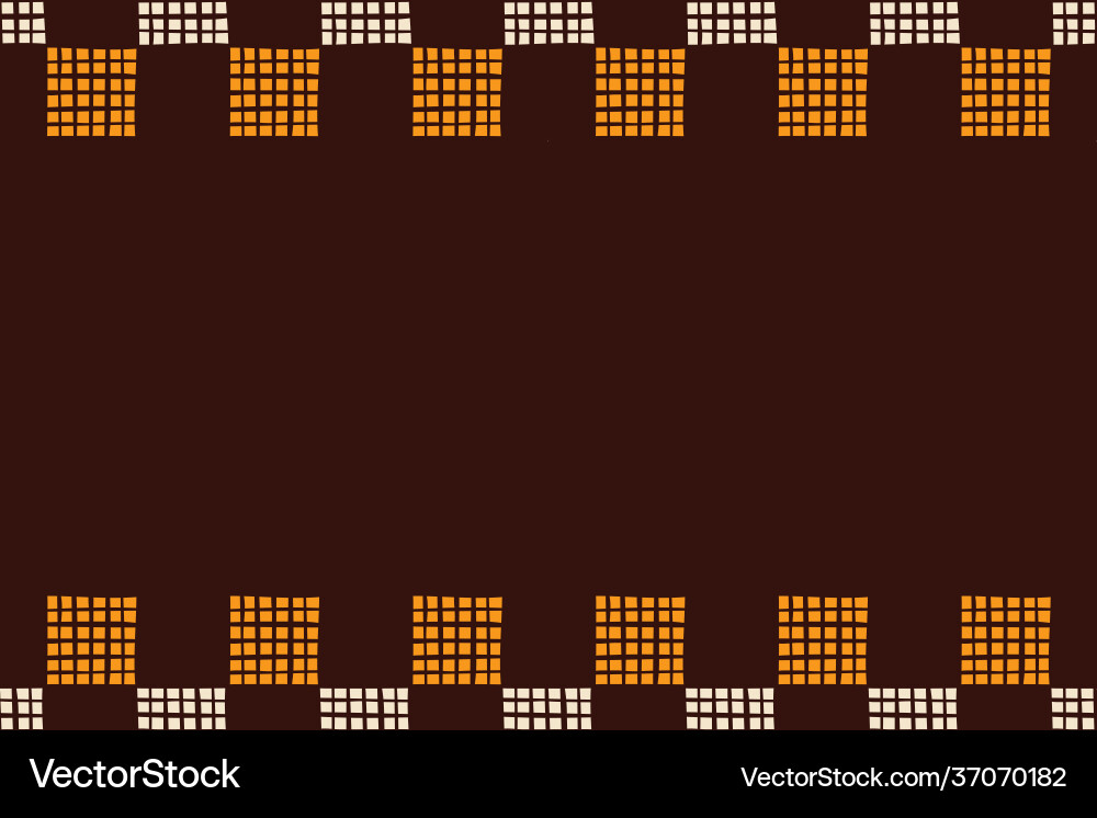 Seamless horizontal border pattern with hand Seamless horizontal border pattern with hand Vector Image