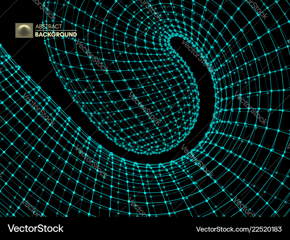 3d connection structure futuristic technology 3d connection structure futuristic technology vector image
