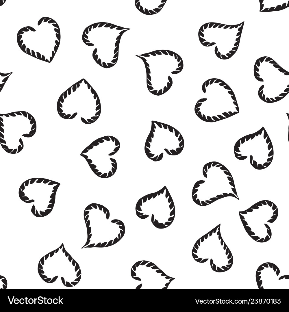 Abstract seamless heart pattern can be used Abstract seamless heart pattern can be used vector image