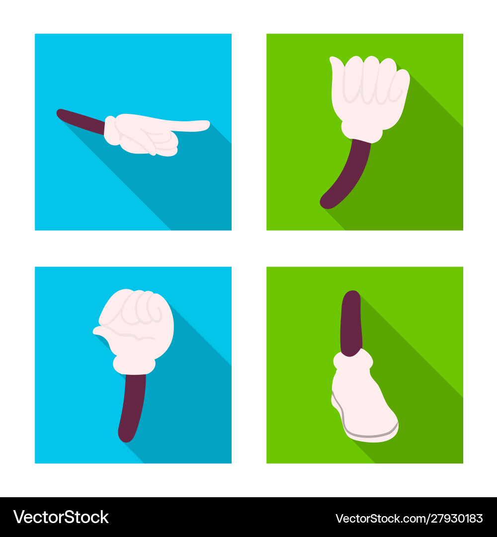 Animation and gestures vector image