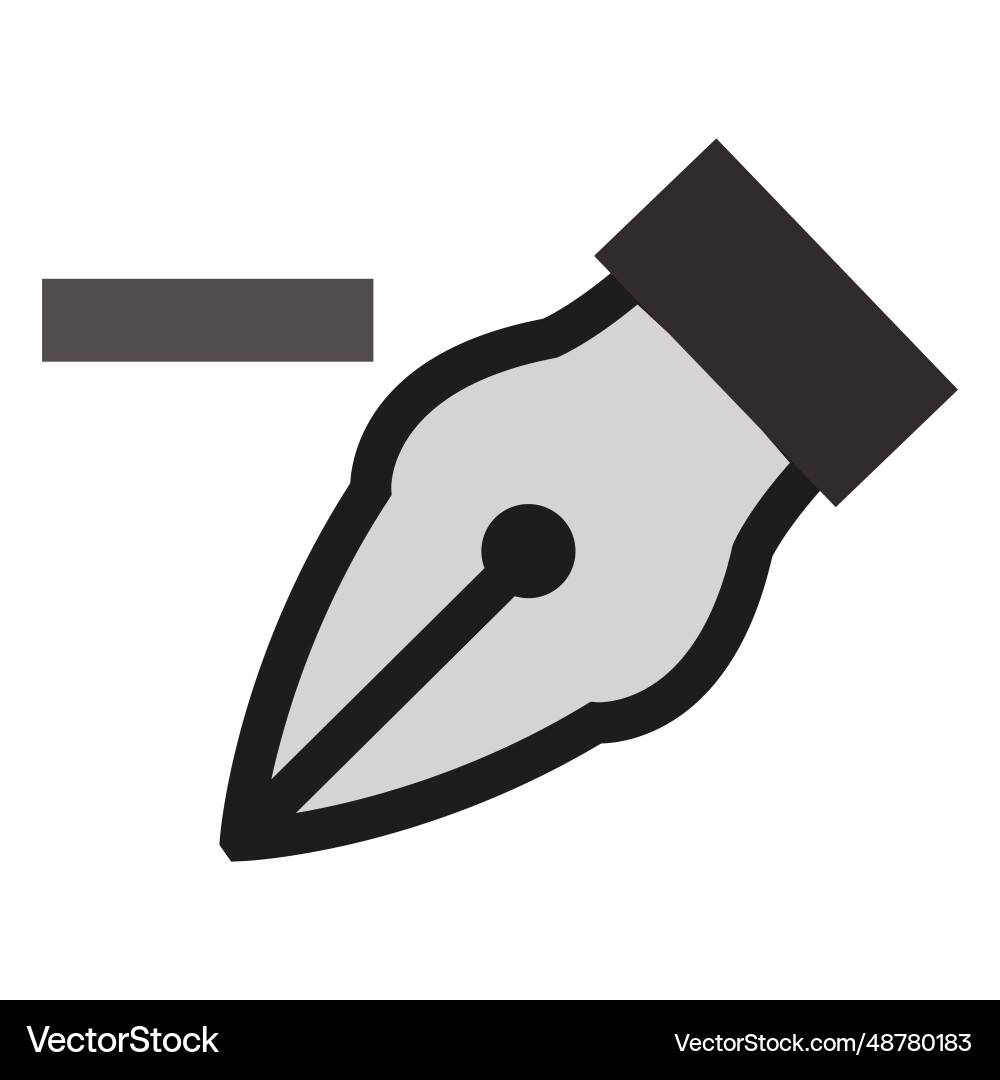 Delete anchor point tool vector image