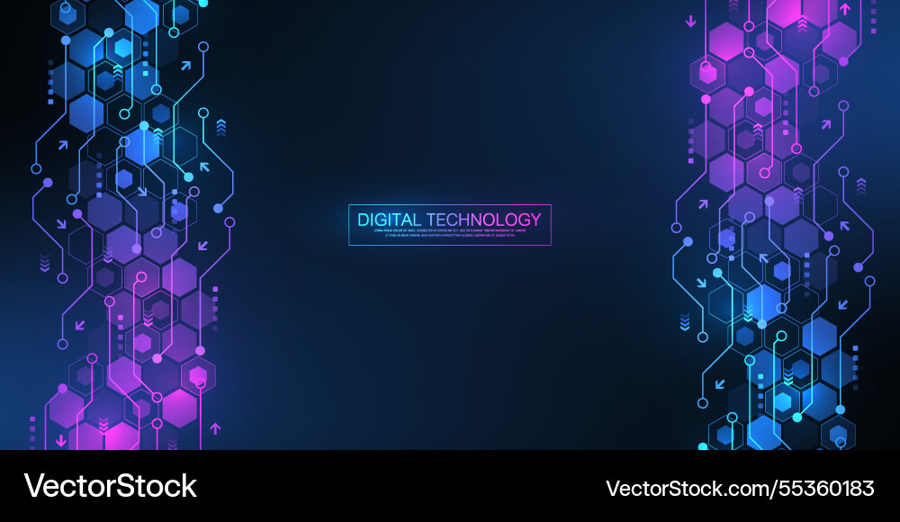 Digital tech motherboard texture design software Digital tech motherboard texture design software vector image
