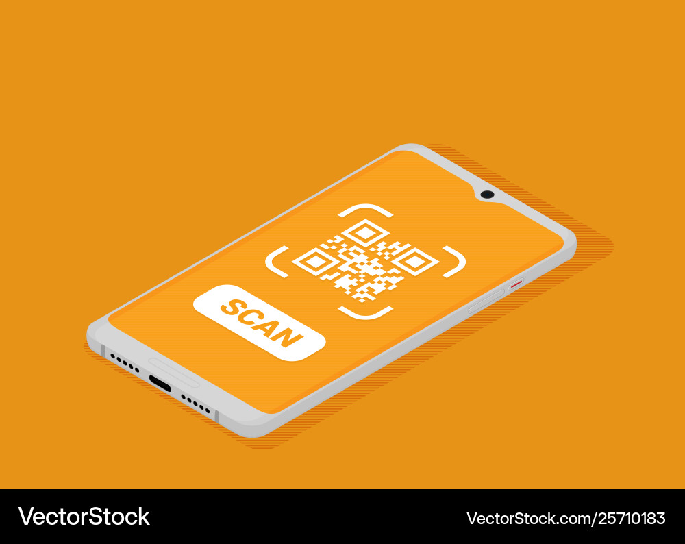QR Code Verification Service Banner vector image