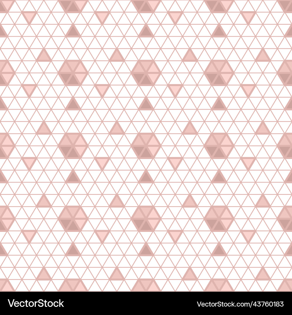 Triangle seamless background with shapes vector image