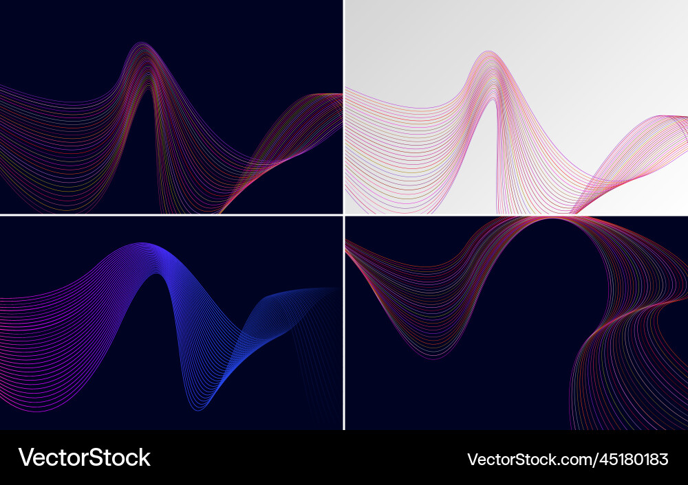 Wave curve abstract backgrounds for a unique Wave curve abstract backgrounds for a unique Vector Image