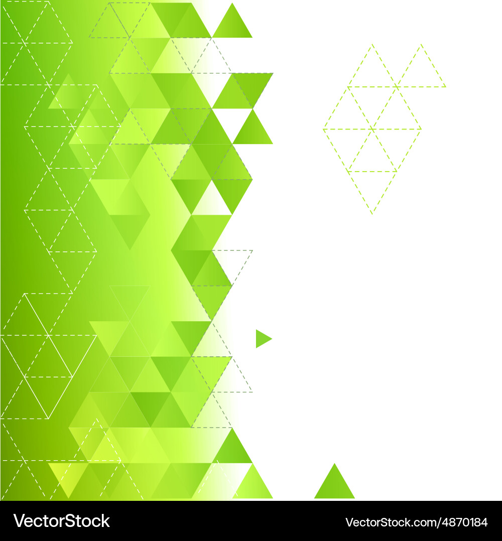 Abstract geometric background with triangle vector image