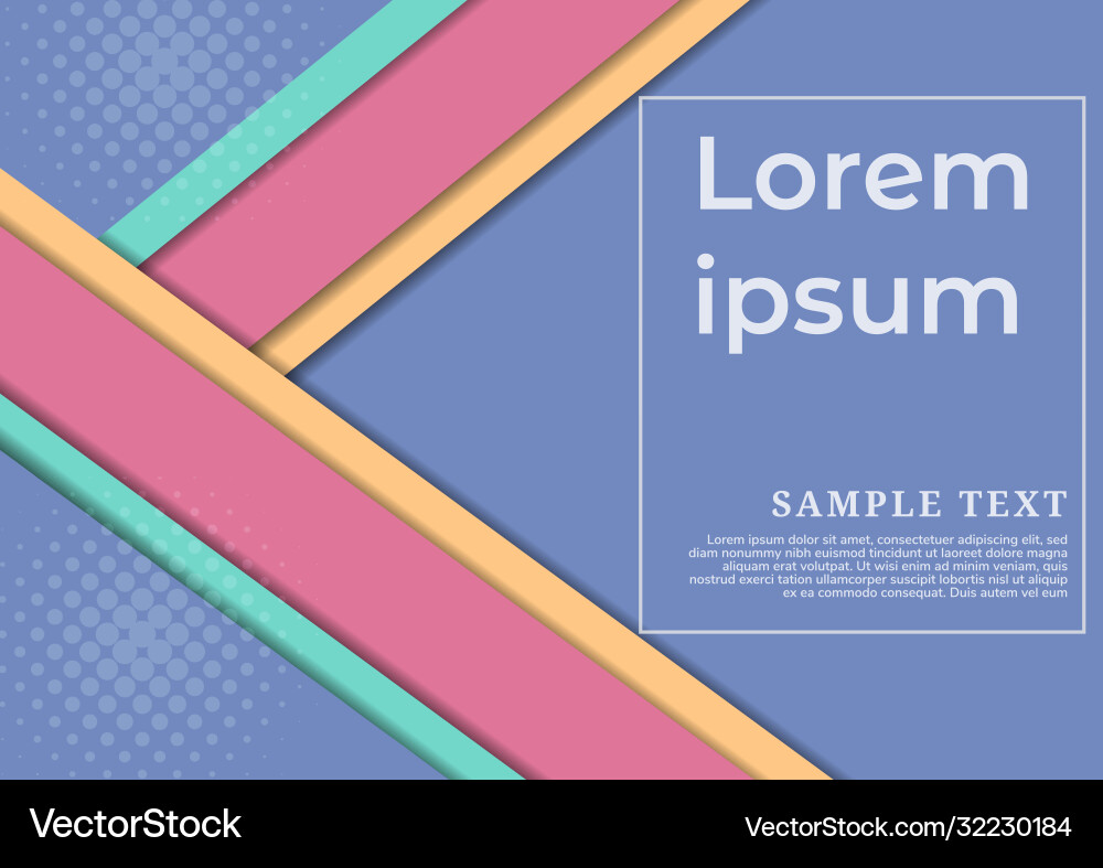 Abstract template colorful geometric triangle Abstract template colorful geometric triangle vector image