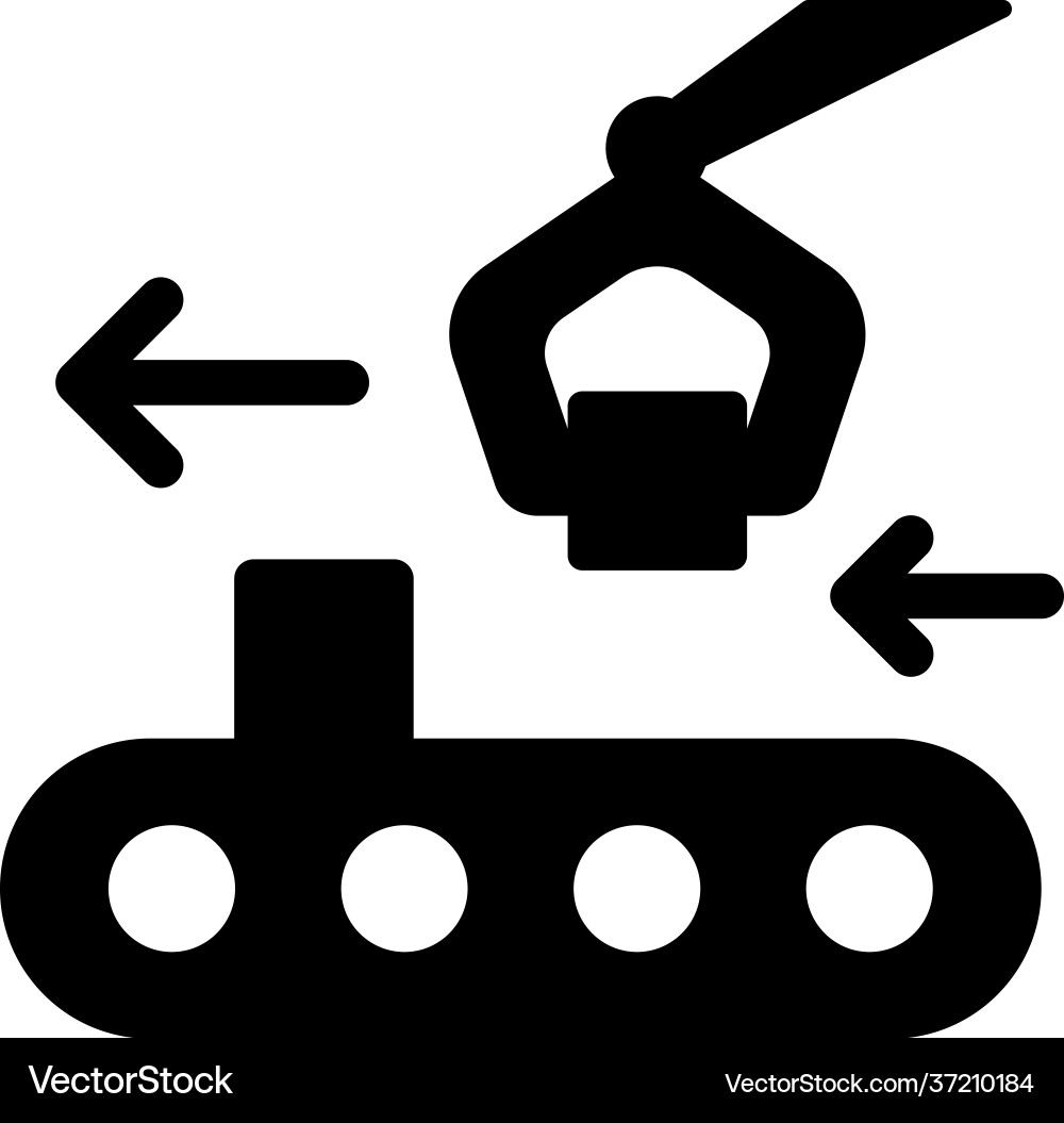 Conveyor loading Vector Image