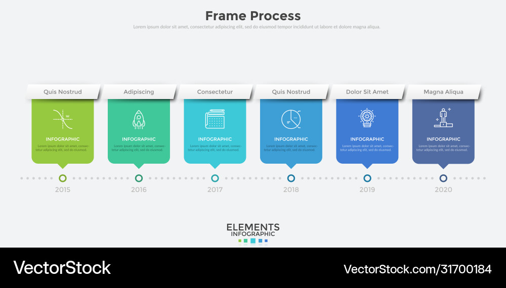 Creative infographic template vector image